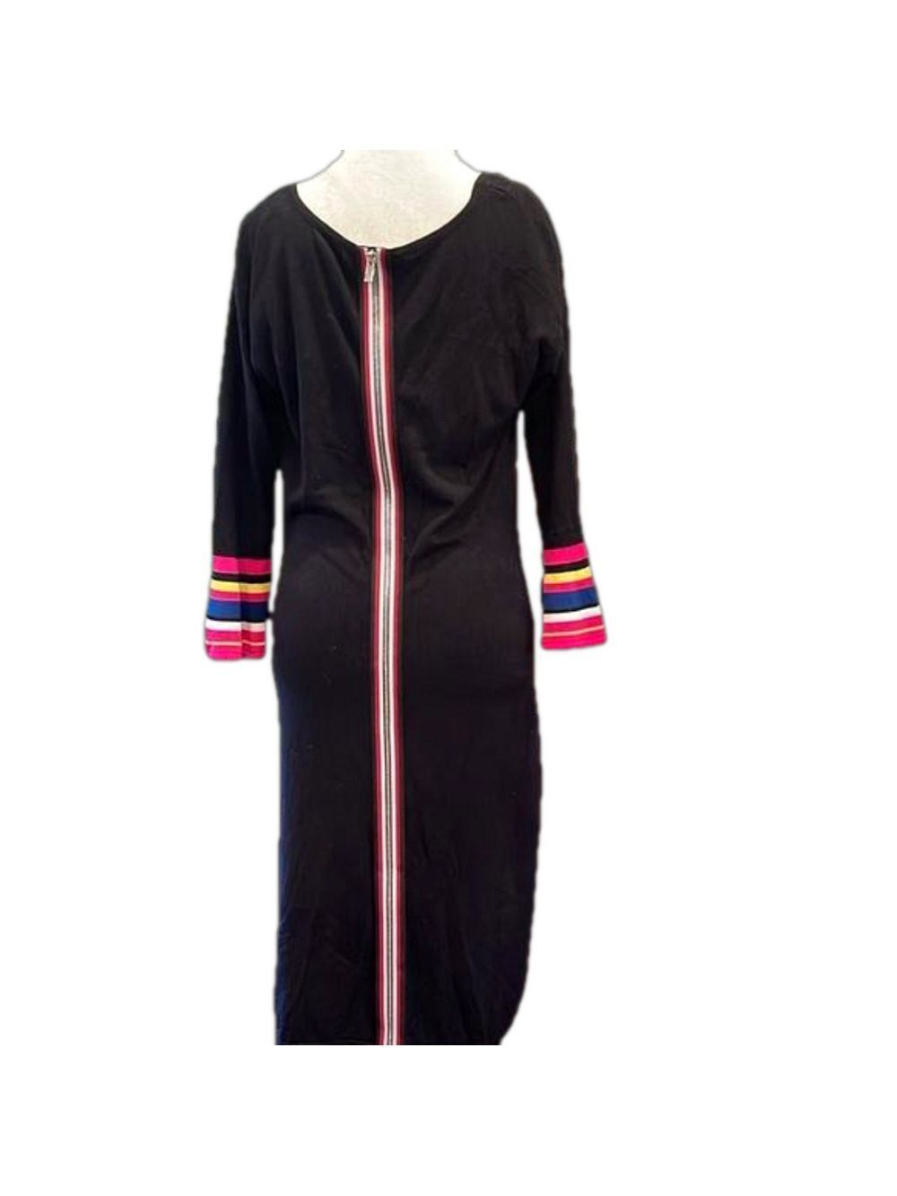 M Hilary Radley for Katherine Barclay light knit stretch midi with back faux zip